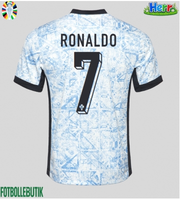 Portugal Cristiano Ronaldo #7 Bortatröja EM 2024 Kortärmad